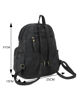Immagine di ZAINO 2SCOMPARTI C/PATTA+2TASCHE ZIP