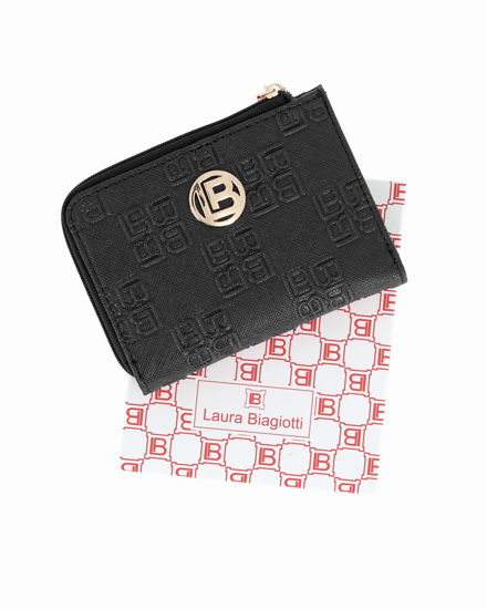 Immagine di PORTAF.1ZIP C/LINGUET+DOPPIA CUCIT.+LOGO