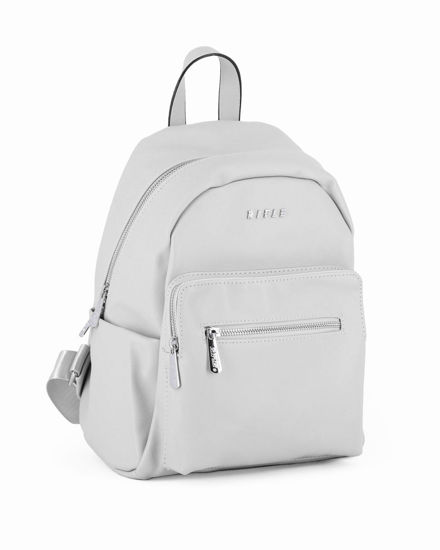 Immagine di RIFLE - Zaino grigio con tasche frontali e laterali