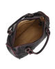 Immagine di RIFLE - Borsa bauletto bordeaux con dettaglio borchie sulla tasca frontale, tracolla removibile