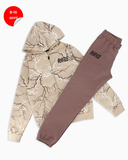 Immagine di BOY TUTA FULL ZIP CON CAPPUCCIO