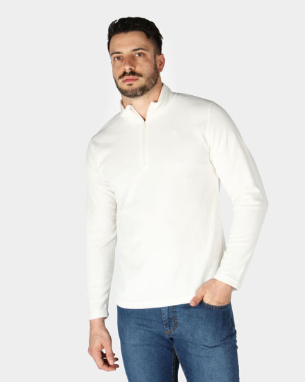 Immagine di MICROPILE VITTORIO 1/2 ZIP WHITE