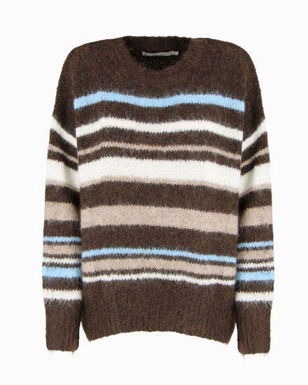 Immagine di MAGLIA MANICA LUNGA RIGHE COLORATE F3