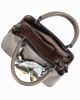 Immagine di NARDINI - Minibag canna fucile con tre scomparti principali e catena con foulard, tracolla removibile