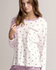 Immagine di DONNA PIGIAMA ML INTERLOCK CUORICINI
