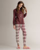 Immagine di DONNA PIGIAMA ML INTERLOCK QUADRI