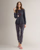 Immagine di DONNA PIGIAMA ML INTERLOCK CUORICINI