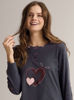 Immagine di DONNA PIGIAMA ML INTERLOCK CUORICINI