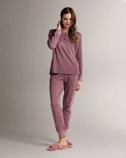 Immagine di DONNA PIGIAMA ML INTERLOCK BAMBI