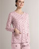 Immagine di DONNA PIGIAMA ML INTERLOCK APERTO POIS