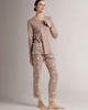 Immagine di DONNA PIGIAMA ML INTERLOCK APERTO POIS