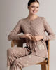 Immagine di DONNA PIGIAMA ML INTERLOCK APERTO POIS