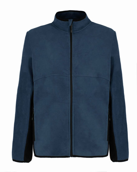 Immagine di MICROPILE BICOLORE FZ IVAN DENIM BLU-BLK