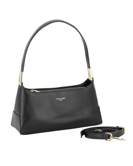 Immagine di BORSA A SPALLA TRAPEZIO C/DETT.MAN.METAL
