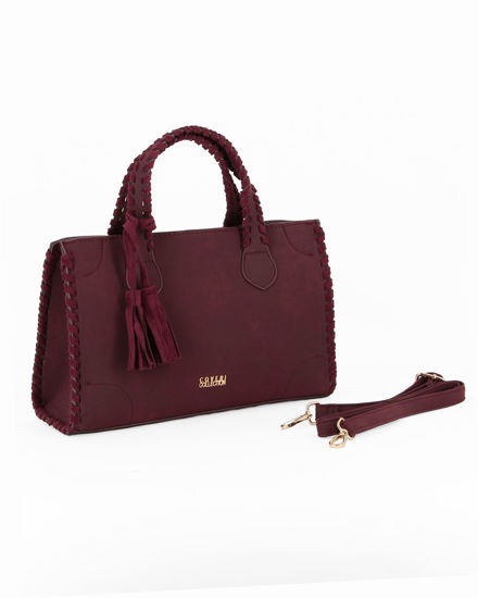 Immagine di BORSA A MANO 2MAN+BORDO INTRECC.C/CHARM