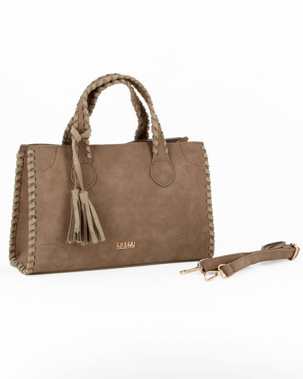 Immagine di BORSA A MANO 2MAN+BORDO INTRECC.C/CHARM