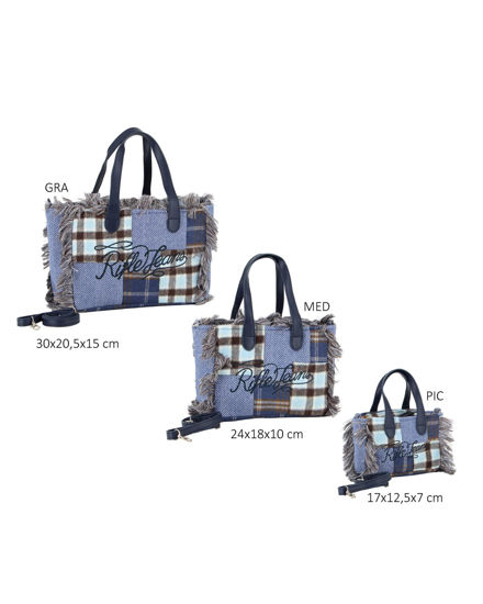 Immagine di BORSA PATCH CON FRANGE