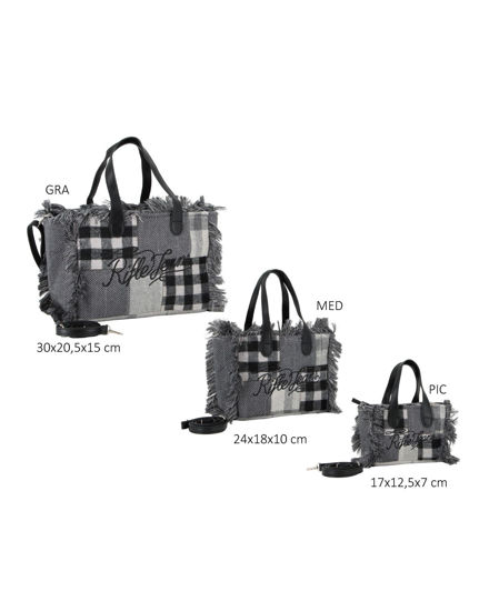 Immagine di BORSA PATCH CON FRANGE