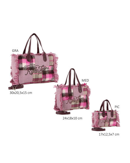 Immagine di BORSA PATCH CON FRANGE