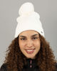 Immagine di BERRETTO C/POM POM DONNA WHITE