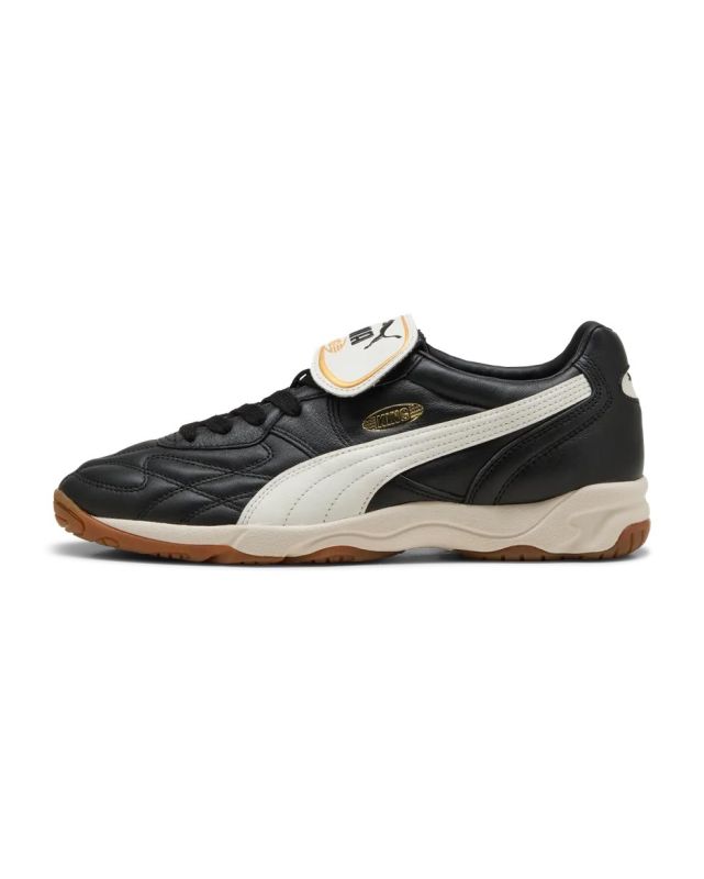 PUMA - SNEAKERS UOMO BIANCHE E NERE KING INDOOR, 401683-01