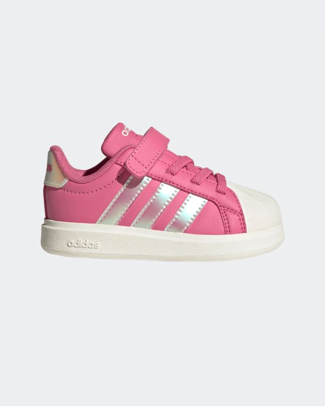 ADIDAS - SNEAKERS BIMBA FUXIA E BIANCA  STREETTALK EL TD DAL 19 AL 27 IH4329