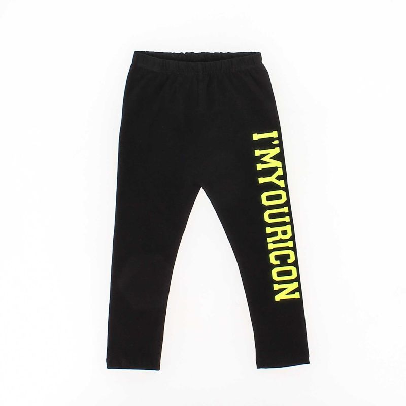 BACHATA - BIMBA LEGGINGS NERO/GIALLO