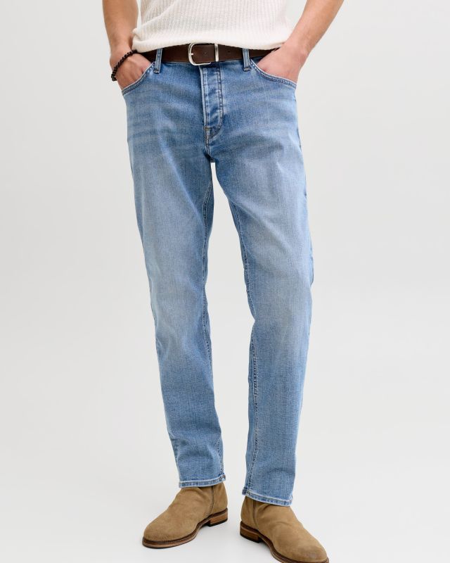 JACK & JONES - JEANS MIKE BLUE DENIM DA UOMO