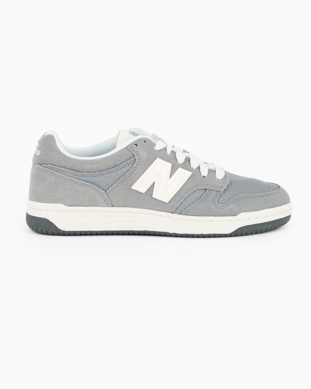 NEW BALANCE - SNEAKERS UOMO  GRIGIA E BIANCA  LIFESTYLE SUEDE/MESH - U480P736