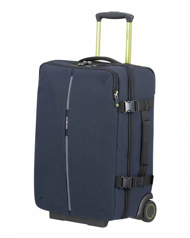 SAMSONITE - Pilotina blu con due ruote e combinazione TSA