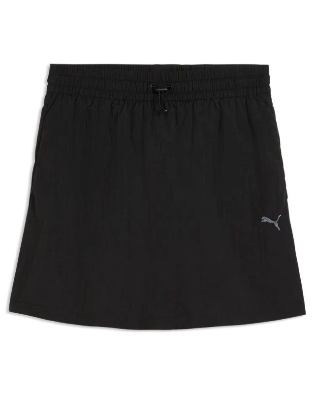 PUMA - GONNA NERA ESSENTIAL HER WOVEN SKIRT DA DONNA,  691890-01