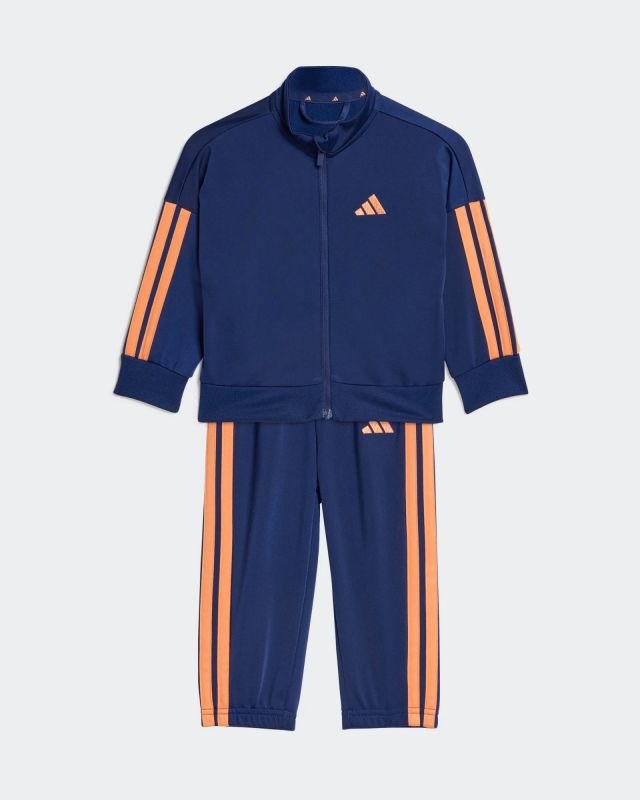 ADIDAS - COMPLETO TUTA BLU IN ACETATO PER BIMBO ESSENTIAL CLIMACOOL -  KC6155