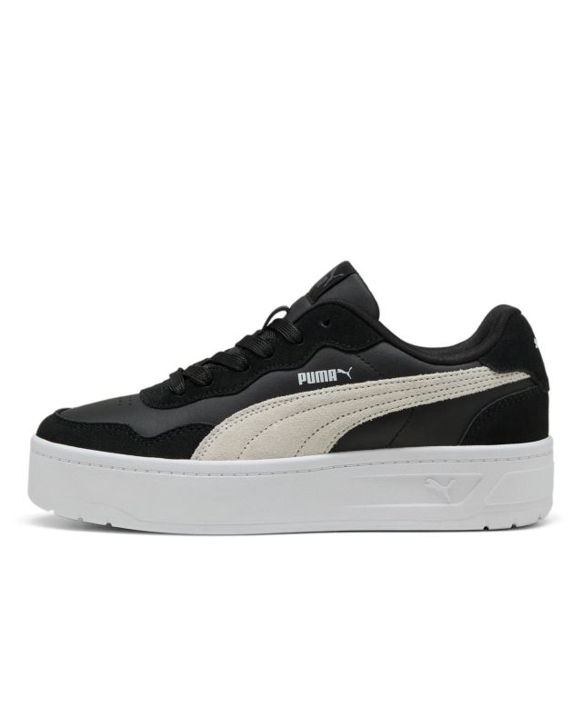 PUMA - Scarpa da donna nera con dettagli bianchi - COURT LALLY SKYE SD