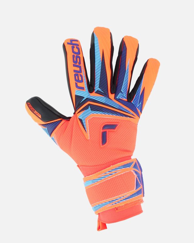 REUSCH  - GUANTI DA PORTIERE ARANCIONI FLUO, BLU E NERI GUANTI PORTIERE ATTRAKT INFINITY PLUS- 5660723