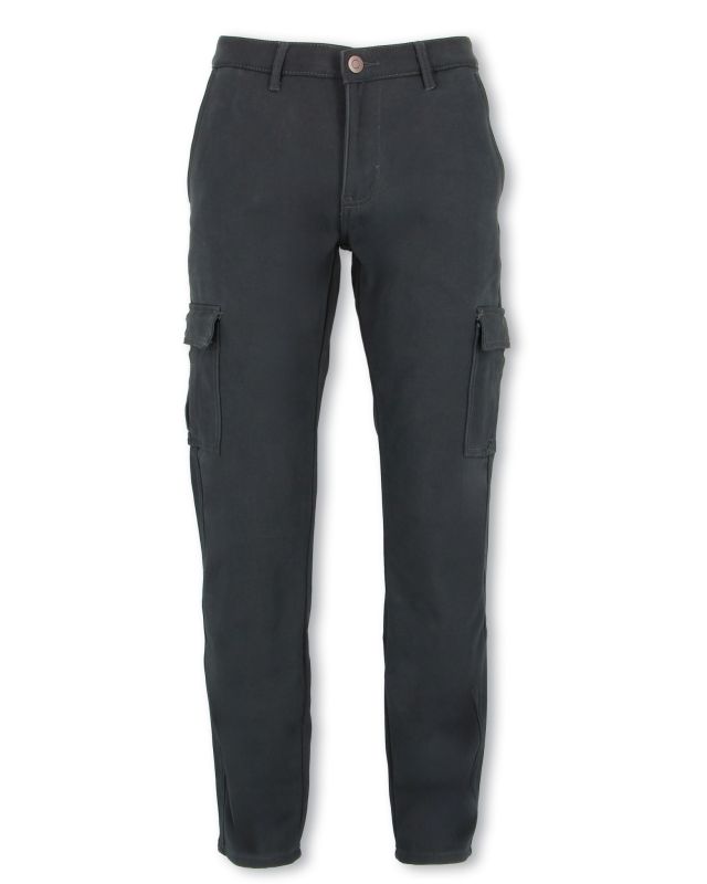 UOMO PANTALONE CARGO ELAST INTERNO PILE