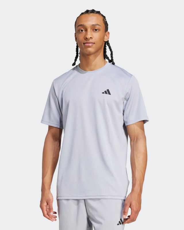 ADIDAS - T-SHIRT GRIGIA DA UOMO PER ALLENAMENTO ESSENTIALS TRAINING - JX2725
