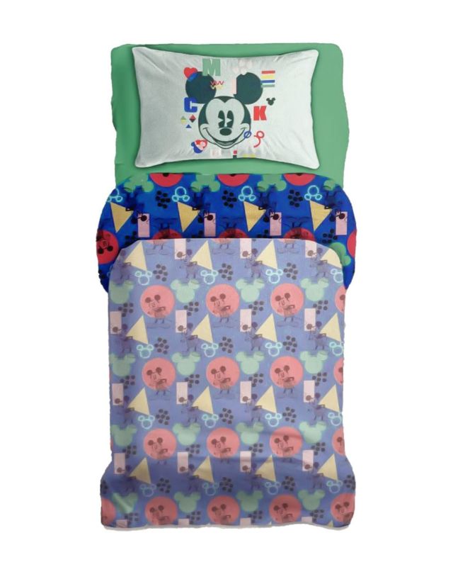 MICKEY - Completo letto singolo, 100% cotone