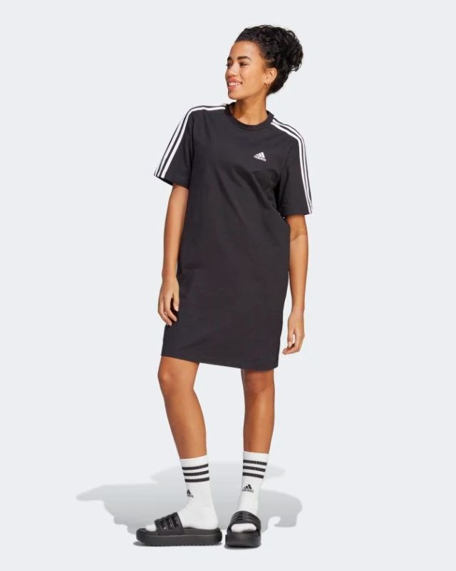 ADIDAS-ABITO ESSENTIALS 3-STRIPES SINGLE JERSEY BOYFRIEND TEE-HR4923