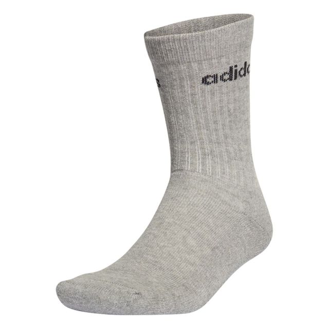 ADIDAS - CALZE HC CREW 3PP BASIC GREY-BLACK - GE6172