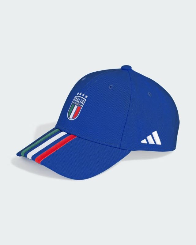 ADIDAS- CAPPELLO FIGC ITALIA CAP BLU E BIANCO - IP 4096