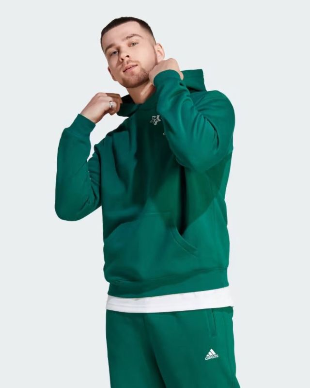 ADIDAS - FELPA CON CAPPUCCIO SCRIBBLE FLEECE - IJ6449
