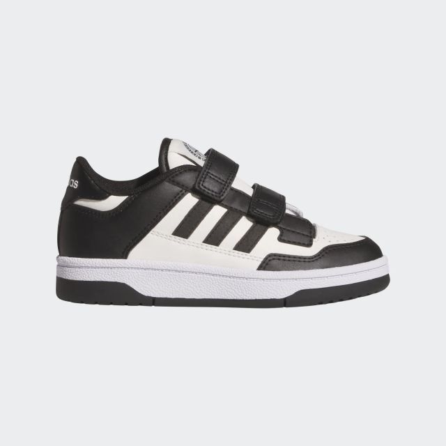 ADIDAS - SCARPA BAMBINI RAPID COURT NERA-BIANCA  JP7654