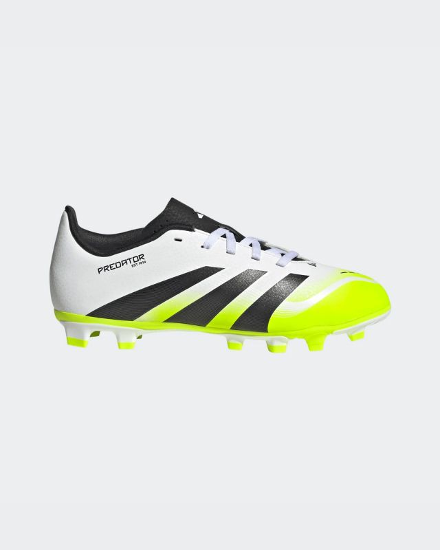ADIDAS - SCARPA DA CALCIO JUNIOR BIANCA, GIALLO FLUO, NERA PREDATOR CLUB FG/MG  DAL 28 AL 35 - JH8868