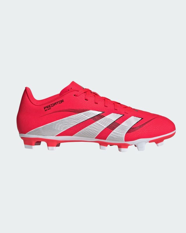 ADIDAS - SCARPA DA CALCIO PREDATOR CLUB FG/MG ROSSA-BIANCA  DA UOMO ID1326