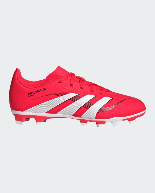 ADIDAS - SCARPA DA CALCIO PREDATOR CLUB FG/MG ROSSA-BIANCA  ID3813