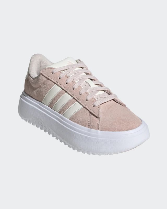 ADIDAS - SCARPA GRAND COURT PLATFORM SUEDE ROSA DA DONNA - IE1104