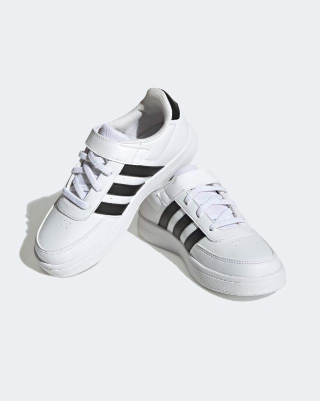 ADIDAS - SCARPE BREAKNET LIFESTYLE COURT ELASTIC LACE AND TOP STRAP - HP8963