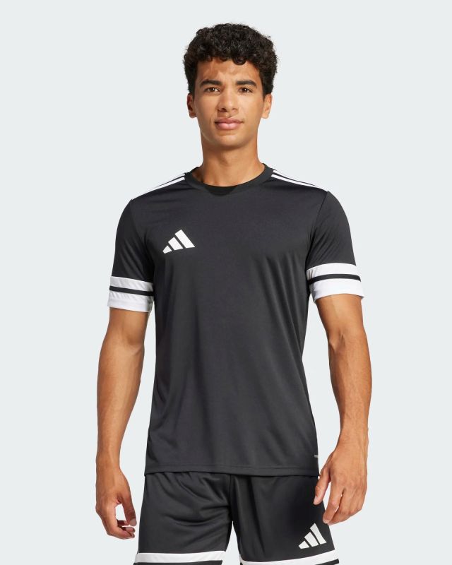 ADIDAS - T-SHIRT MEZZA MANICA UOMO SQUA25 JSY NERA E BIANCA - JG5832