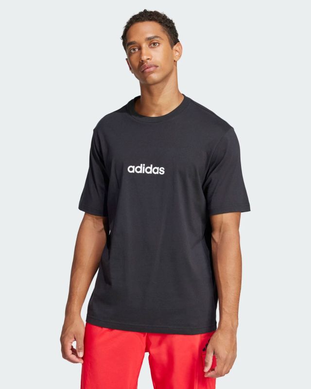 ADIDAS - T-SHIRT NERA LIN SJ T DA UOMO - JE8993