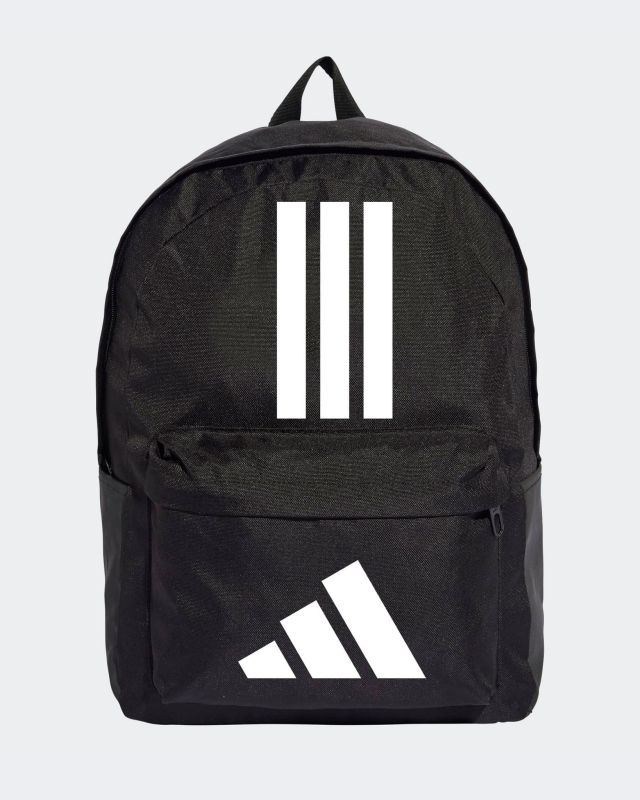 ADIDAS - ZAINO CLASSICO 3 BARRE - BIANCO E NERO- JD9563